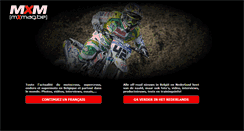 Desktop Screenshot of motocrossmag.be