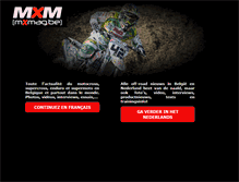 Tablet Screenshot of motocrossmag.be