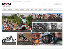 Tablet Screenshot of fr.motocrossmag.be